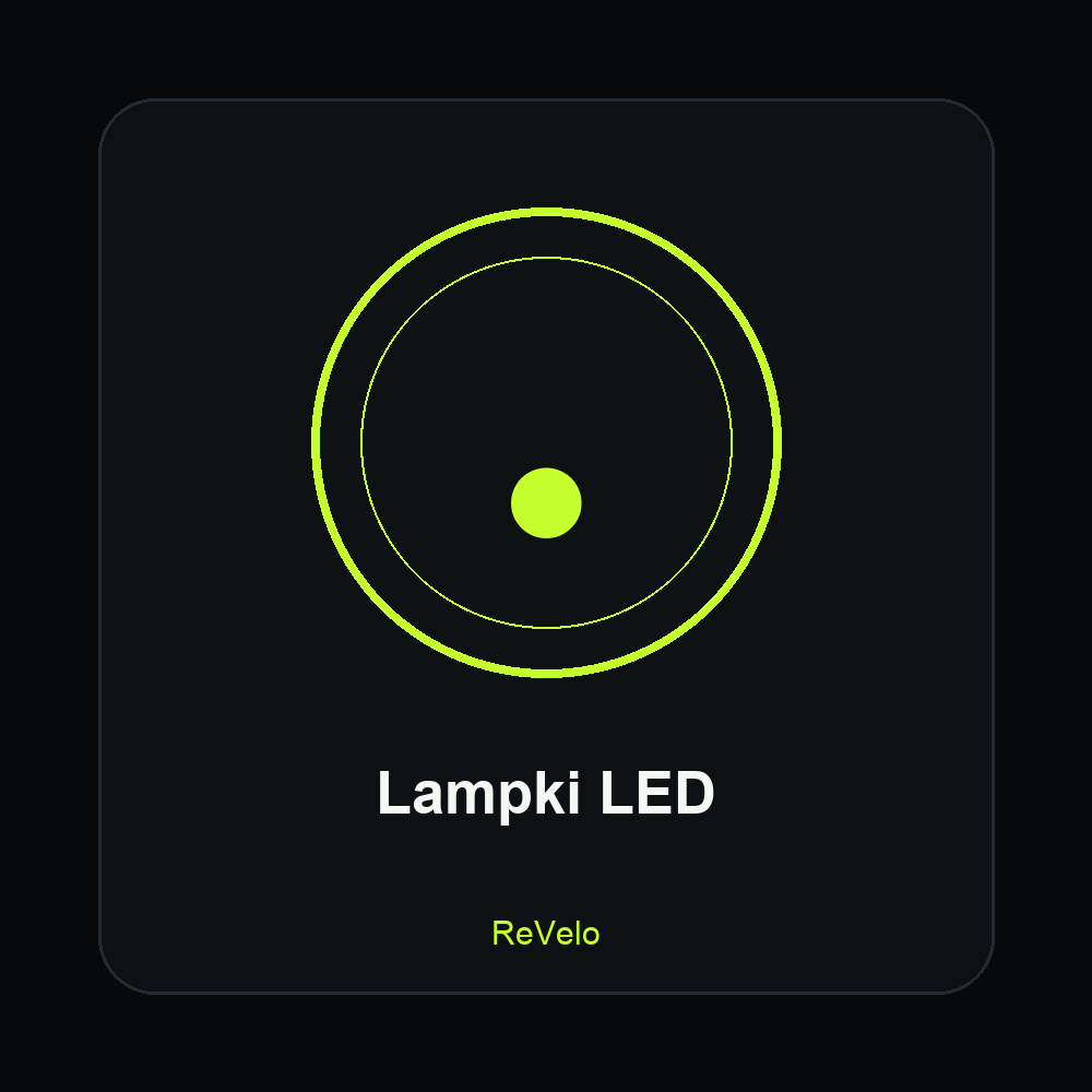 Zestaw lampek LED (przód+tył)